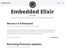 Tablet Screenshot of embedded-elixir.com